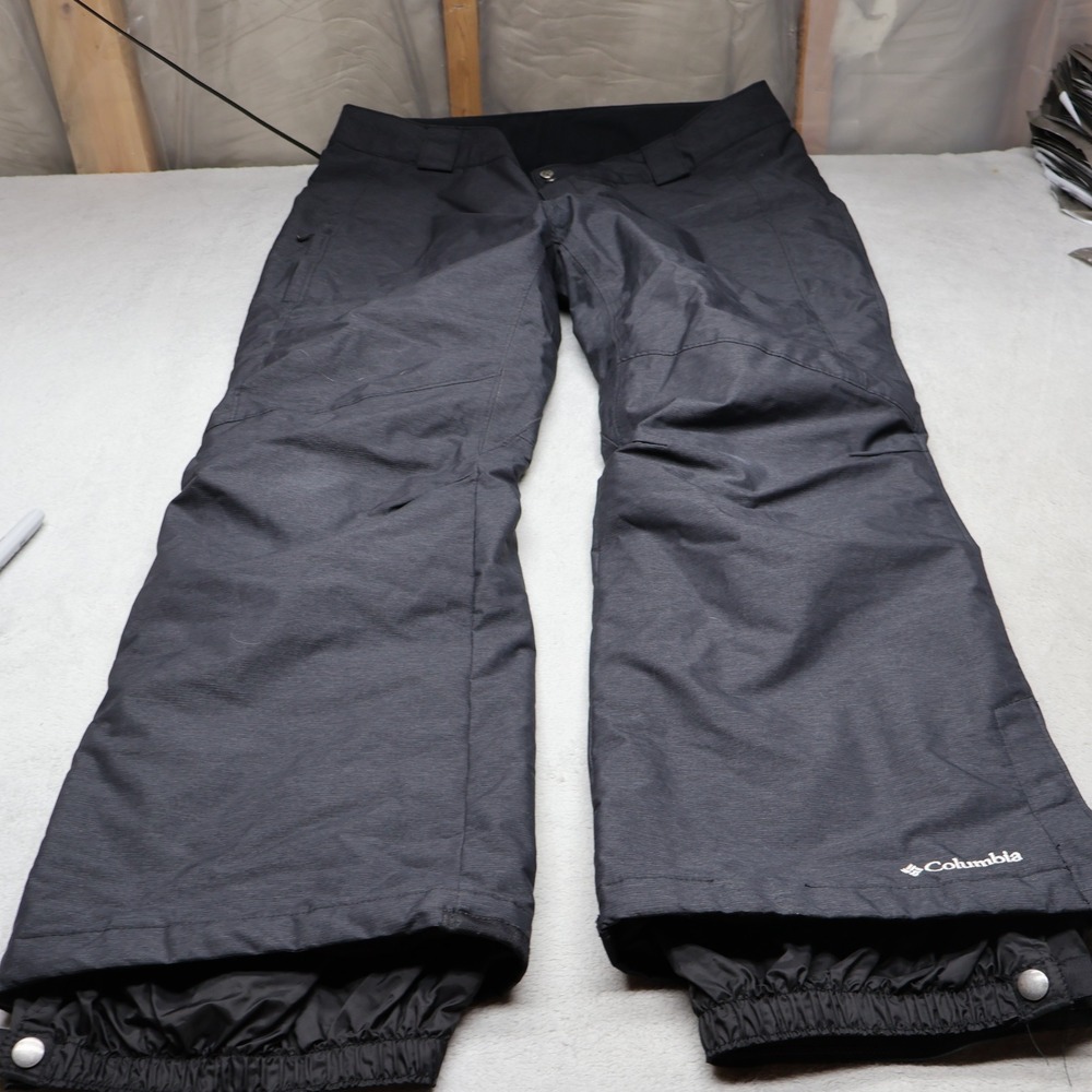 Columbia Ski Pants Women 1X Black Insulated Winter Outdoor Waterproof 40x32‎